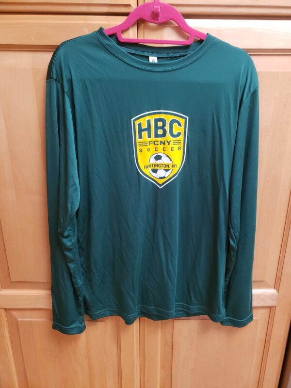 Green Long Sleeve Training Shirt